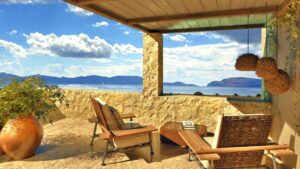 Villa with a sea view in Ermioni